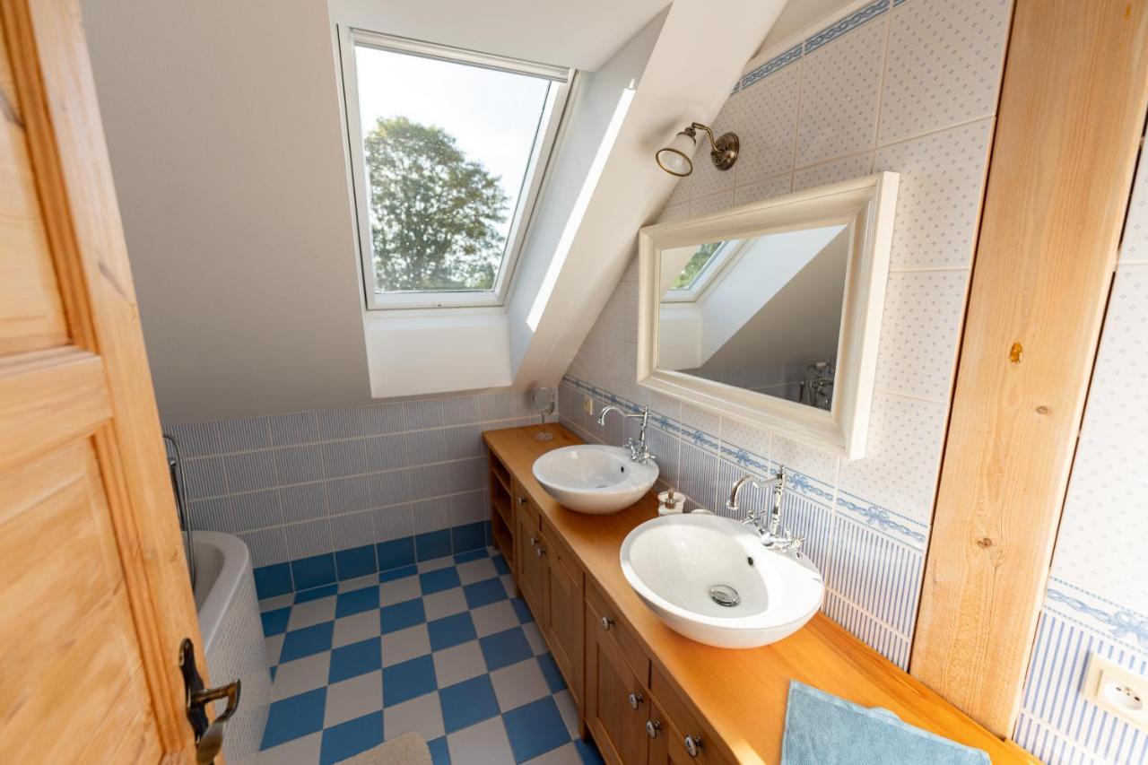 Moderni Sumavska Roubenka S Vyhledem Na Boubin Villa Vimperk Exteriör bild