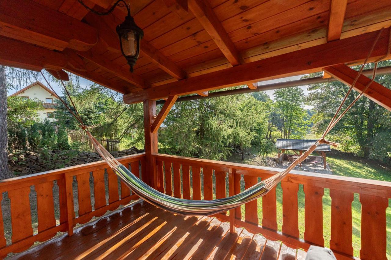 Moderni Sumavska Roubenka S Vyhledem Na Boubin Villa Vimperk Exteriör bild