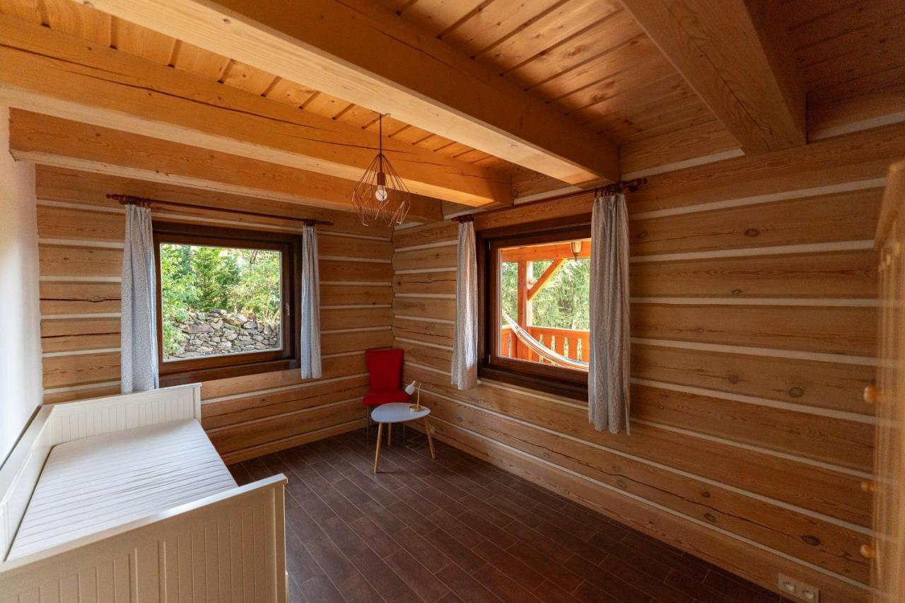 Moderni Sumavska Roubenka S Vyhledem Na Boubin Villa Vimperk Exteriör bild