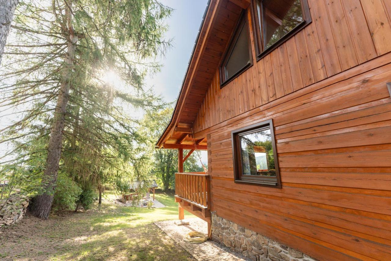 Moderni Sumavska Roubenka S Vyhledem Na Boubin Villa Vimperk Exteriör bild